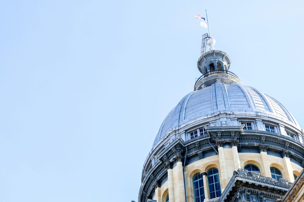 The Illinois State Capitol dome in Springfield where the Cannabis Regulation and Tax Act was passed in 2019